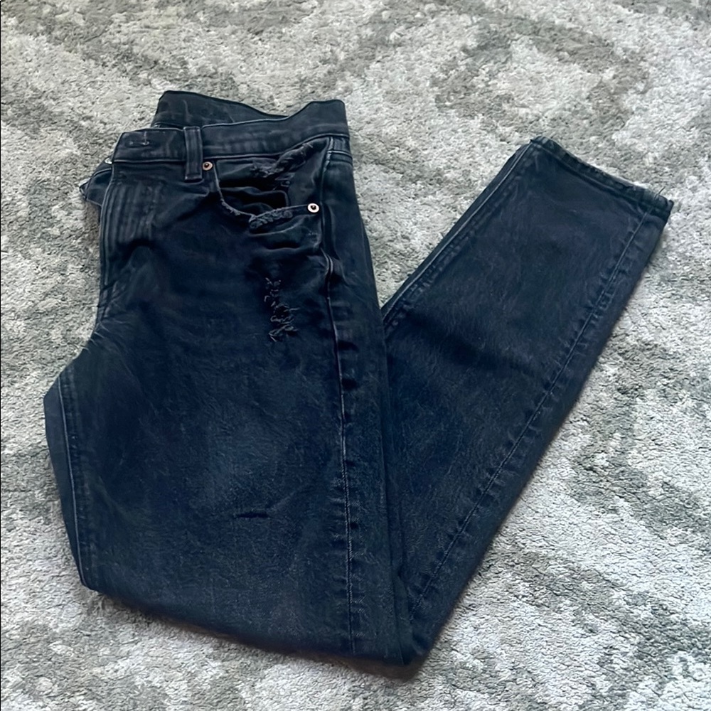 American Eagle Black Jean, Size 6, Long